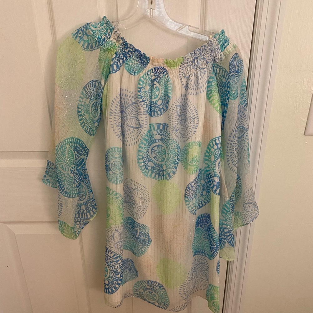 Lilly Pulitzer off the shoulder dress size small